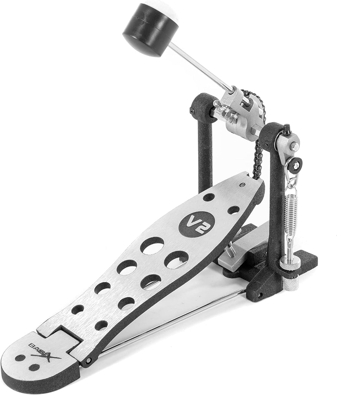 GEWA Fussmaschine PD-100-V2 Doppelsäule, schwarz, pulverbeschichtet, stufenlos einstellbare Federauf