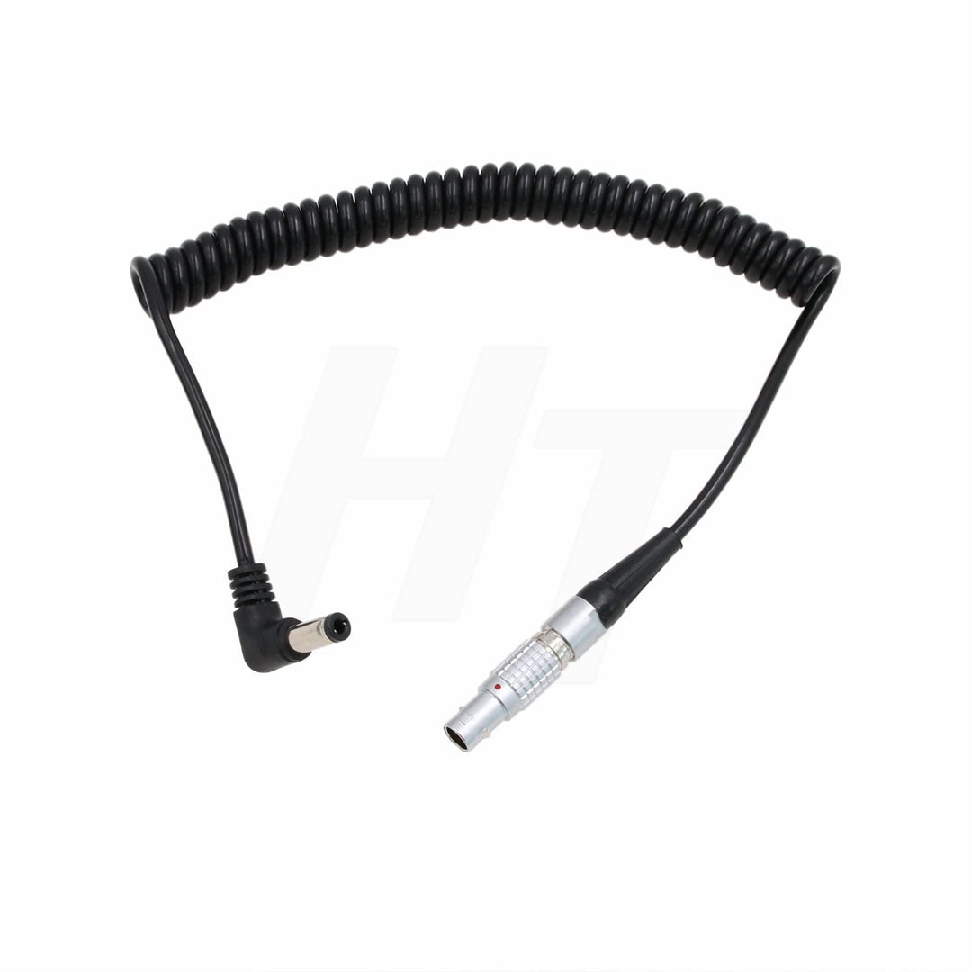 HangTon Follow Focus Motor Spiralkabel Stromkabel DC Barrel auf 6 Pin für DJI RS2 Gimbal Wireless Le