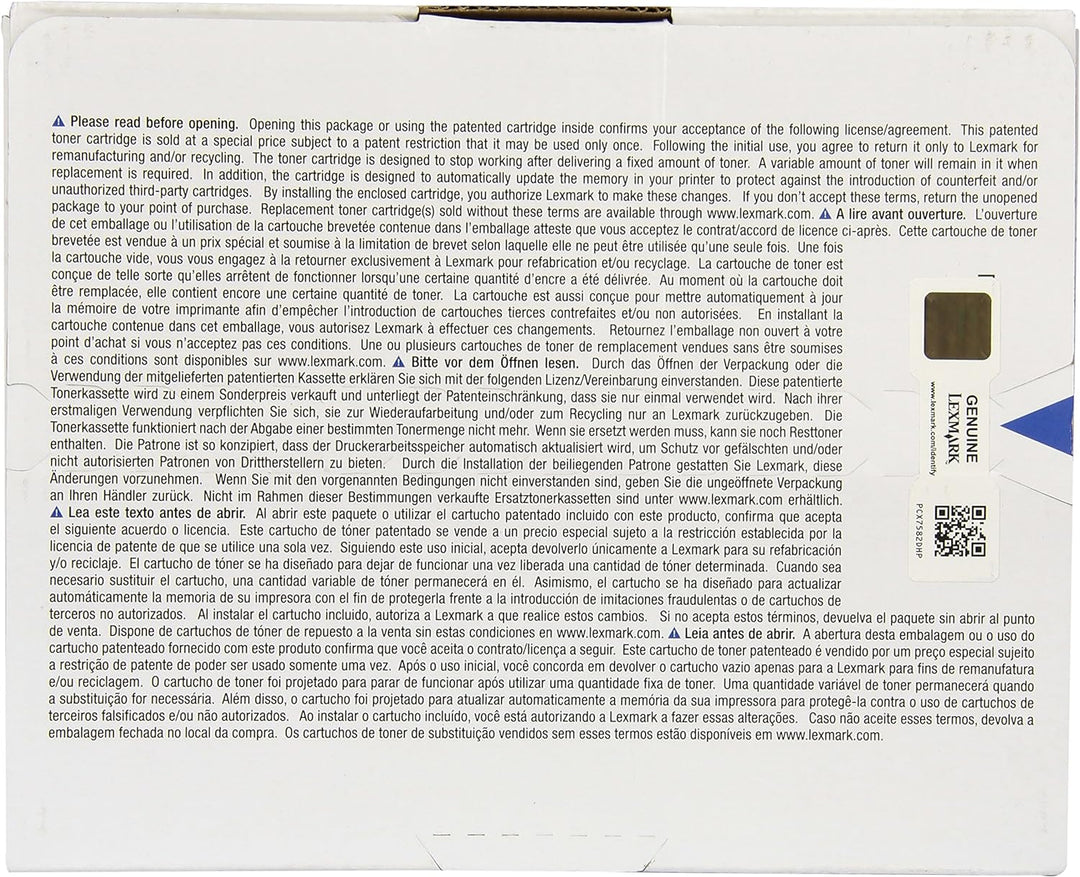 Lexmark 84C2HK0 Original Toner 1er Pack, Schwarz