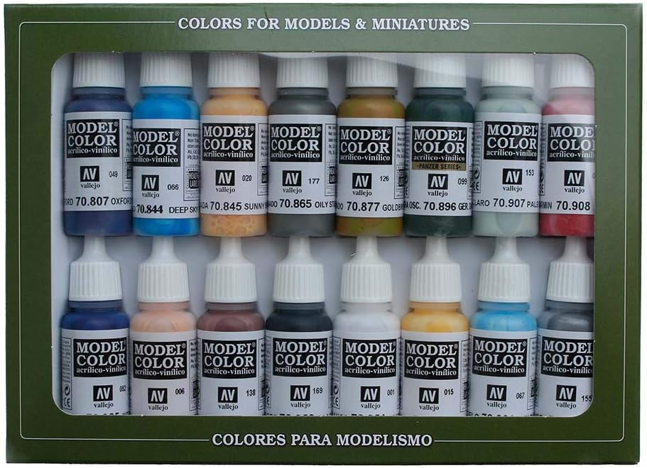 Vallejo 070111 - Farbset, Amerikanischer Bürgerkrieg, 16 x 17 ml, Amerikanischer Bürgerkrieg