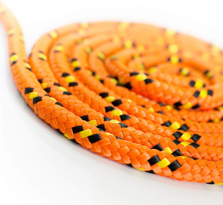 DQ-PP POLYPROPYLENSEIL | 8mm | 100m | ORANGE Polypropylen Seil | Traglast bis 750 kg Tauwerk PP Flec