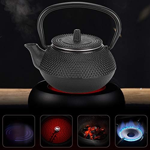 300 ml Teekessel im japanischen Stil 10 Unzen Gusseisen-Teekanne mit Sieb für die Herstellung oder D