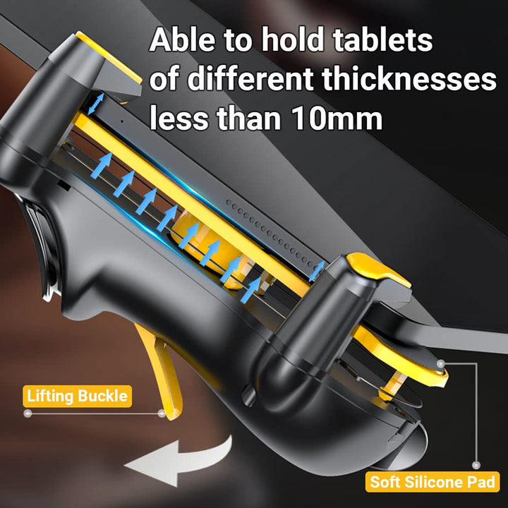 Ozkak Tablet Game Controller Schnellfeuer Rapid Fire PUBG Mobile 4 Trigger 6 Finger Joystick Gamepad