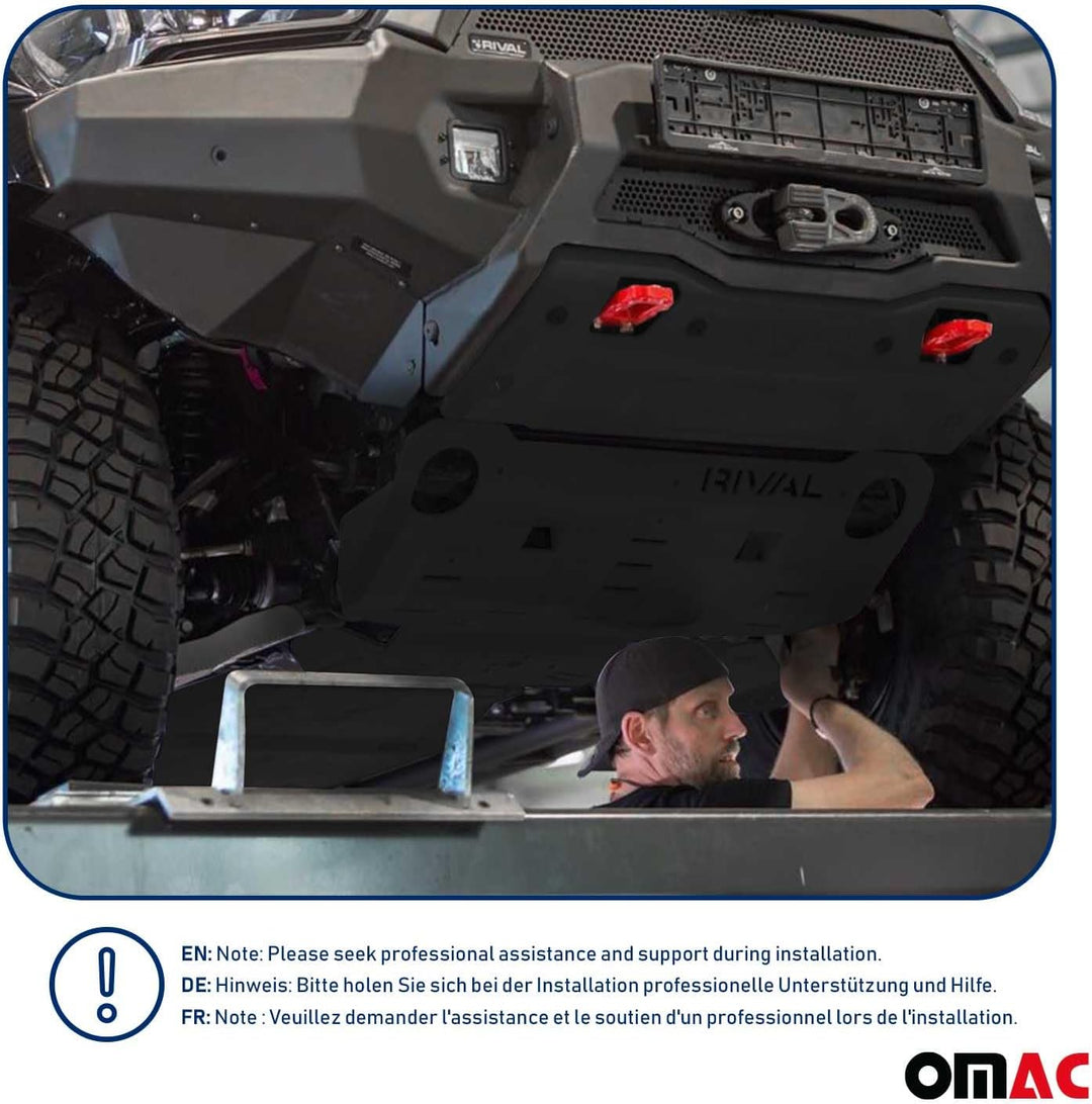 Unterfahrschutz Motorschutz Getriebeschutz kompatibel mit VW Golf 4 1998-2005 Einbausatz