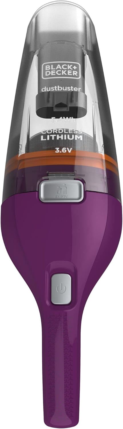 Black+Decker Akku-Handstaubsauger Dustbuster (3.6V Lithium, Handsauger beutellos + kabellos, breite