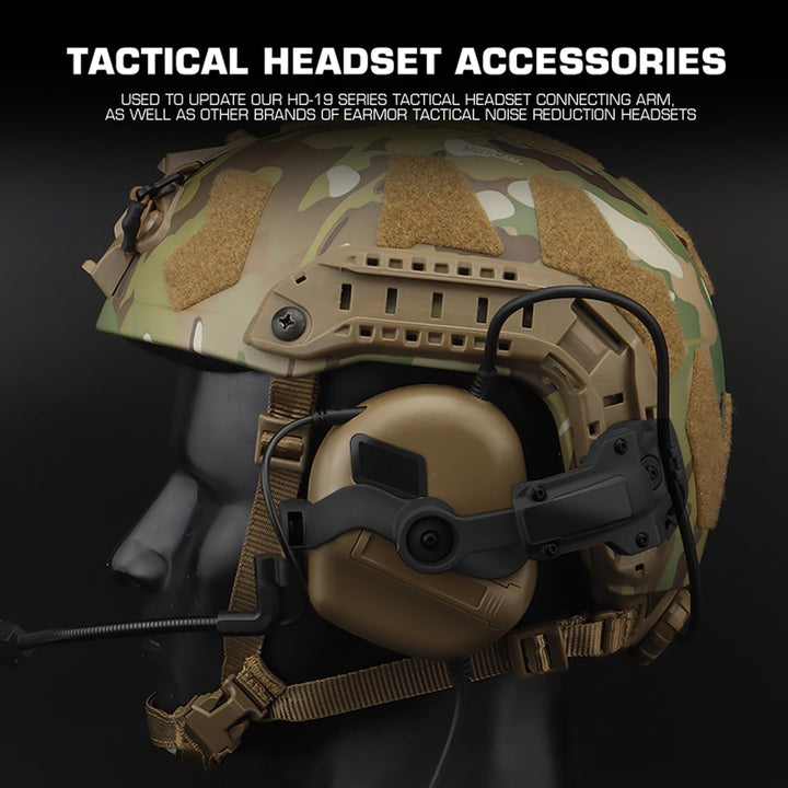 Schneller Helm ARC Schienenadapter Taktische Abholung Headset Aufhängung Kopfhörer Halterung Multi-W