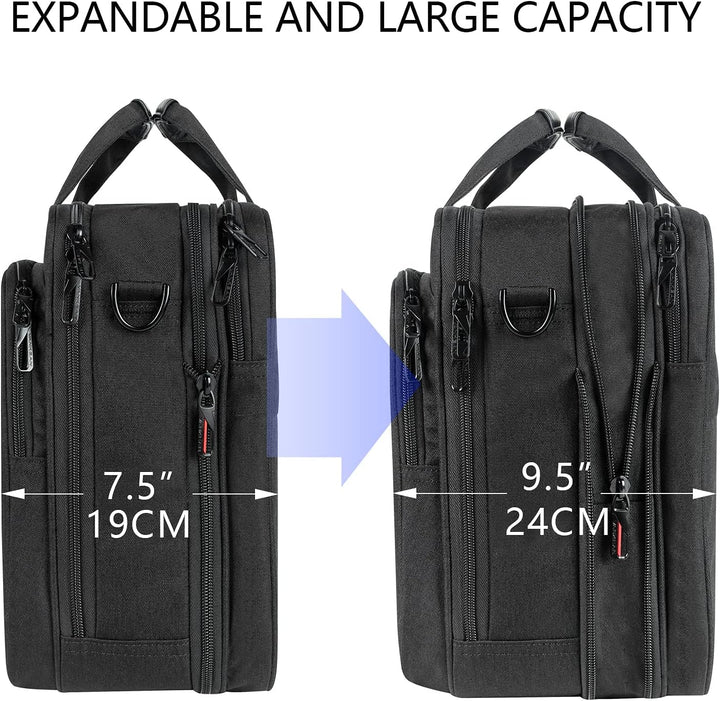 VANKEAN Laptoptasche Damen Herren Business Aktentasche 17.3 Zoll, Passend für bis zu Laptops, Wasser