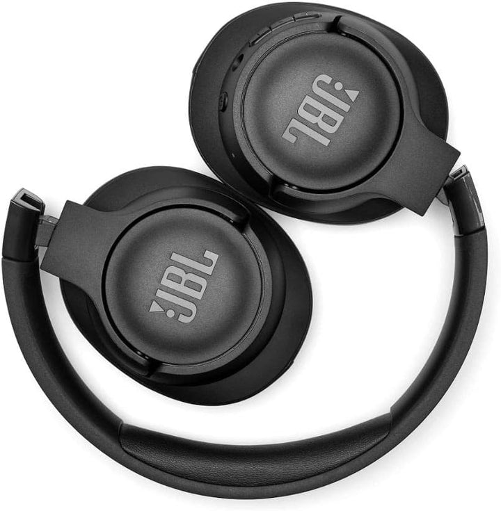 JBL Tune 710 BT – Faltbare Bluetooth Over-Ear Kopfhörer in Schwarz – Kabellose Ohrhörer mit JBL Pure