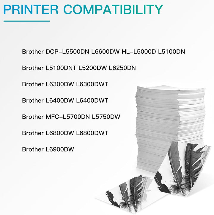 BeOne® 2X DR3400 DR-3400 Kompatible Drum für Brother DCP-L5500DN L6600DW HL-L5000D L5100DN L5100DNT