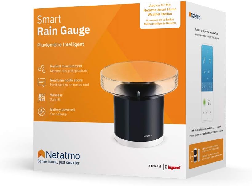 Netatmo Regenmesser Funk für die Netatmo Wetterstation,, Regenmesser