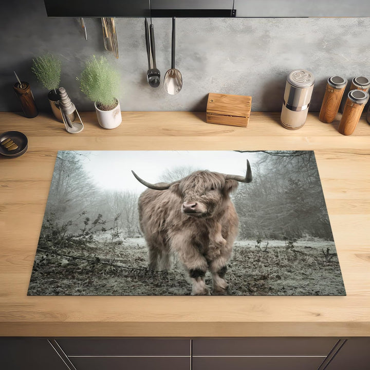 KitchenYeah© Herdabdeckplatte Einteilig Induktionsmatte Küche Abdeckung Ceranfeld Herd Abdeckplatte