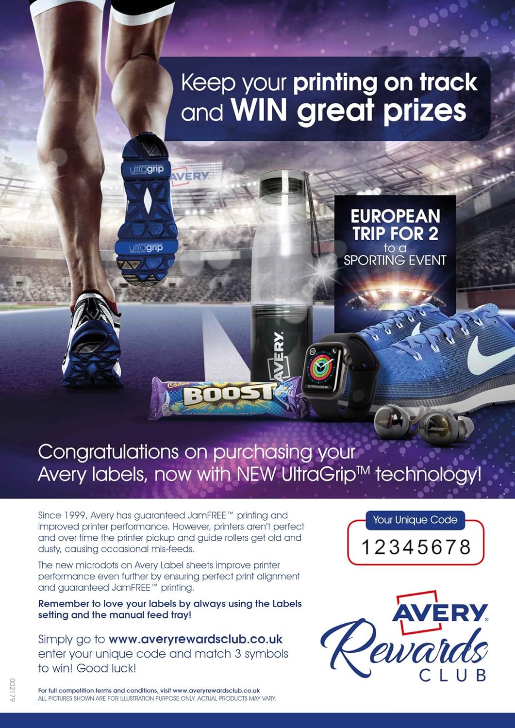 Avery Adressetiketten für Laserdrucker, ohne Papierstau, 12 pro Bogen 63,5x72mm weiss (3000 Etikette