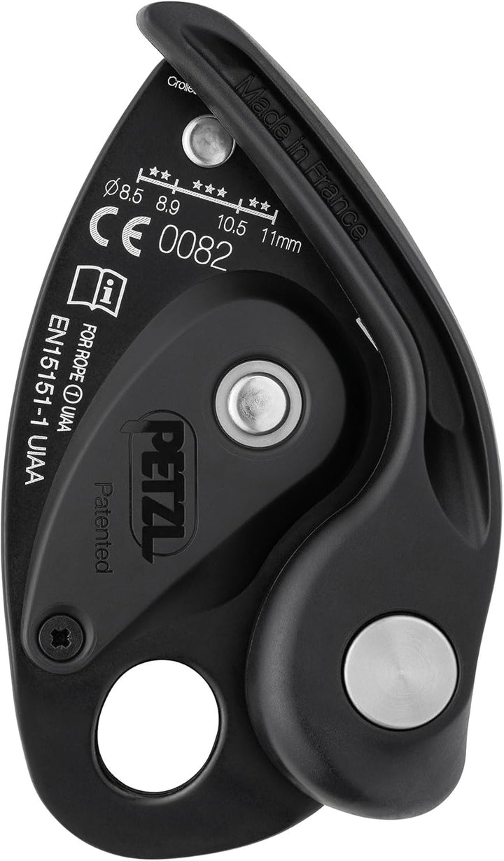 PETZL Grigri SICHERUNGSGERÄT Einheitsgrösse Schwarz, Einheitsgrösse Schwarz