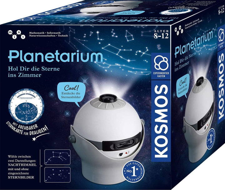 Kosmos 671549 Planetarium - Projektor mit 2 auswechselbaren Sternkarten, spannende Infos zu Sternen,