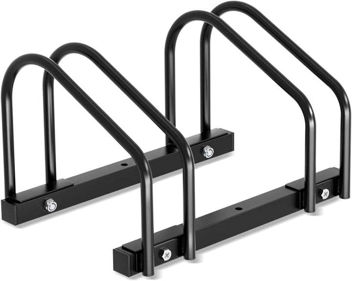 Ikodm Fahrradständer für 2 Fahrräder mit 30cm Radabstand für 35-55 mm Reifenbreite, Fahrradhalter Au