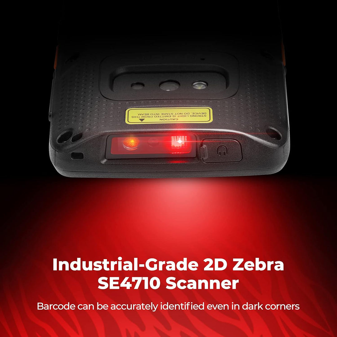 MUNBYN PDA Scanner Android, POS Terminal Handheld PDA, Zebra Barcode-Scanner 1D 2D Barcode, Qualcomm