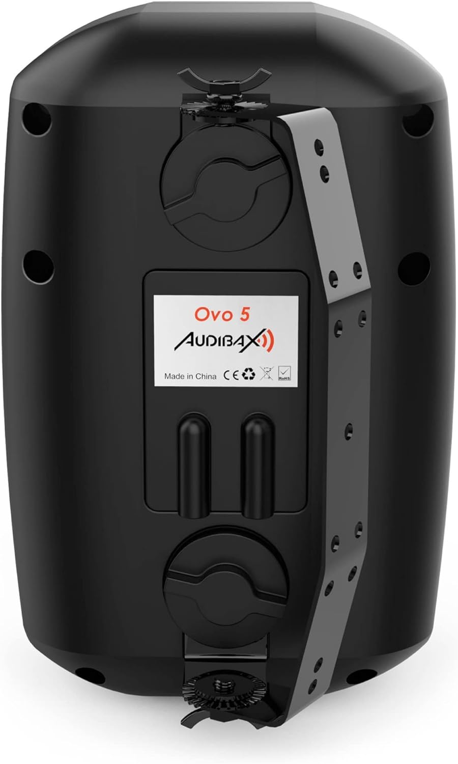 Audibax OVO 5 Black Pareja de Altavoces Pasivos Pared 5 Pulgadas 100v / 8 ohm IP65 Ovo 5 Schwarz, Ov