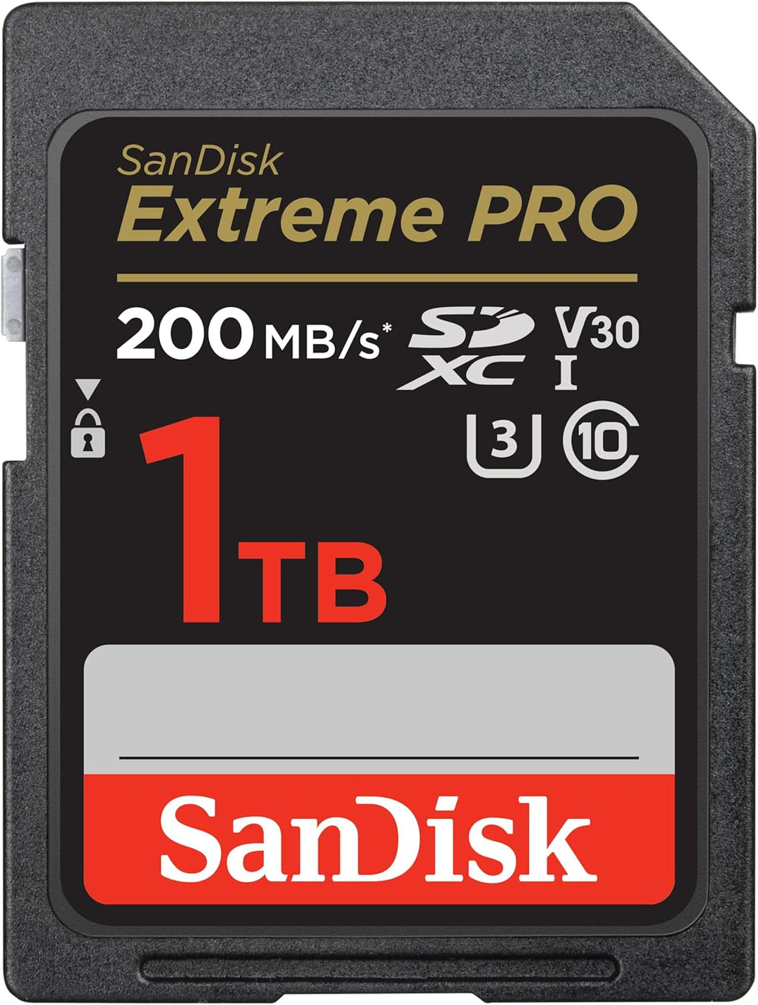 SanDisk Extreme PRO SDXC UHS-I Speicherkarte 1 TB (V30, Übertragungsgeschwindigkeit 200 MB/s, U3, 4K