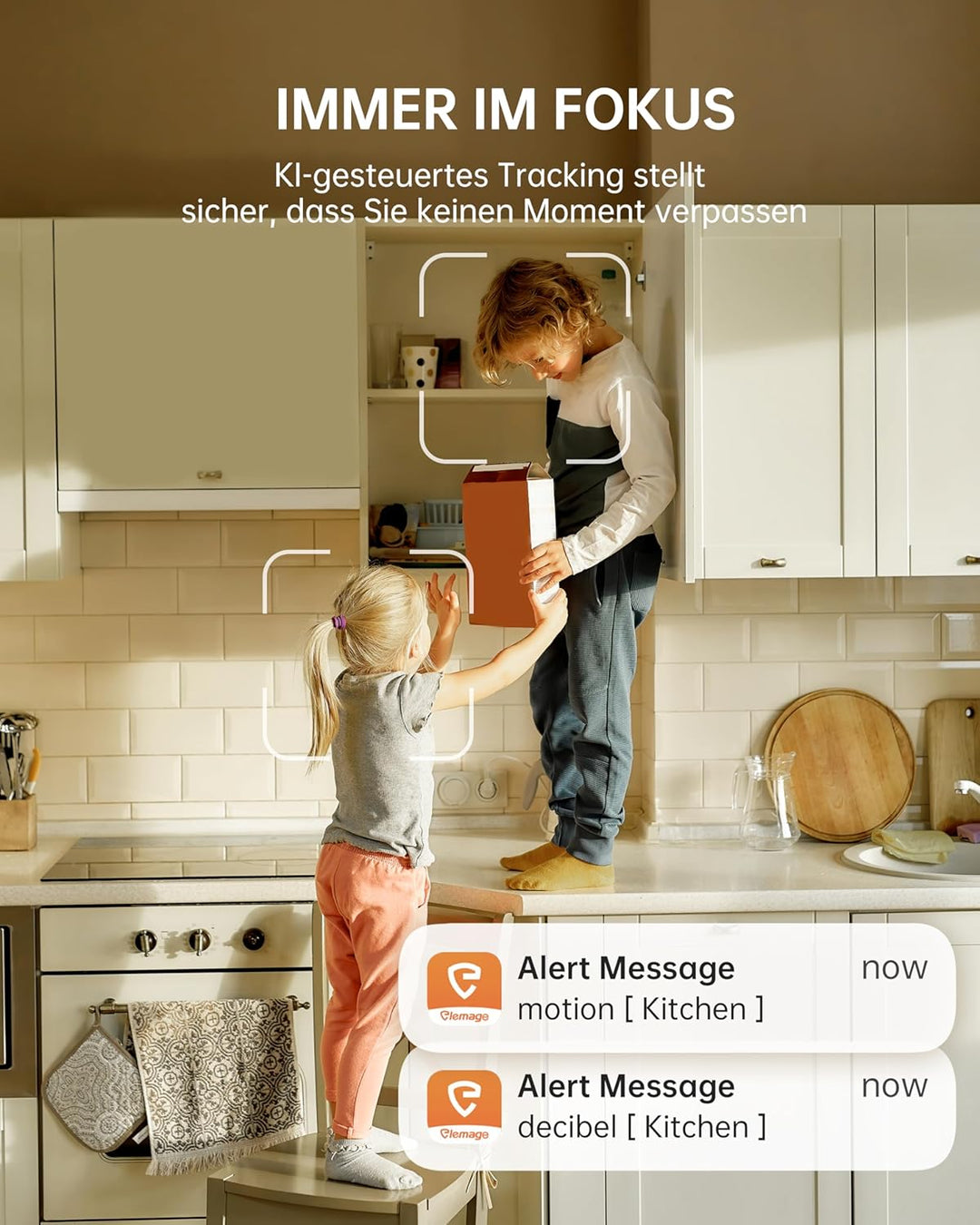 CZEview 3K 5MP Überwachungskamera Innen, 2,4/5Ghz Dual-Band WLAN Kamera Überwachung Innen, Hundekame