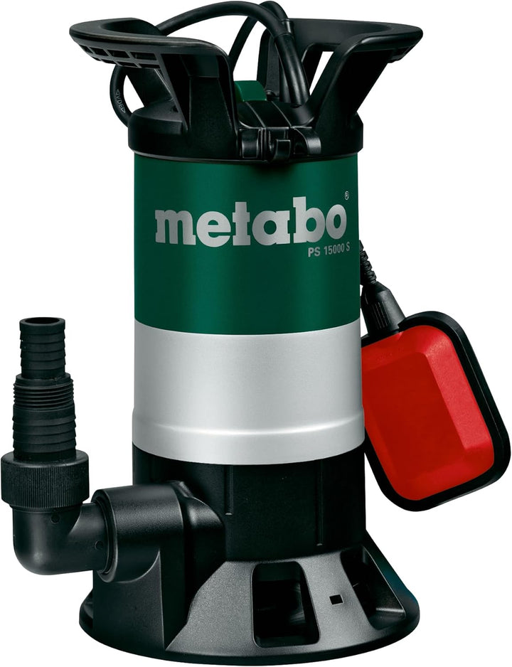 Metabo Schmutzwasser-Tauchpumpe PS 15000 S (0251500000) Karton, Nennaufnahmeleistung: 850 W, Max. Fö