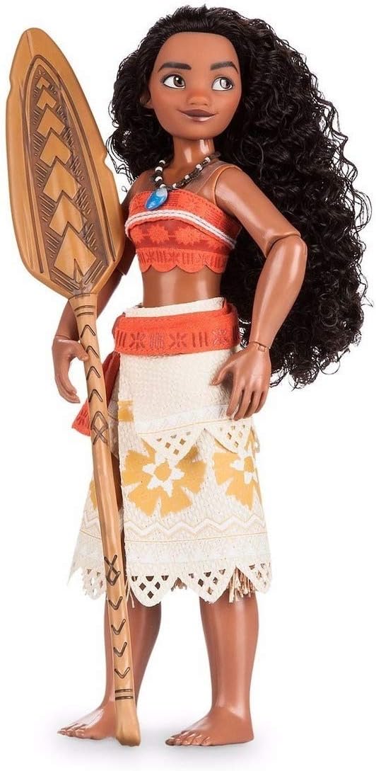 Official Disney Moana 28cm Classic Doll With Foldable Boat