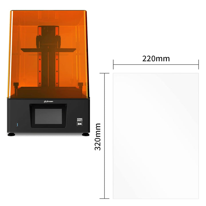Chitu Systems 3Pcs Schutzfolien für Sonic Mighty 8K& Saturn 2 10.1 Zoll Harz 3D Drucker LCD Bildschi
