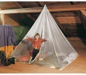 Relags Brettschneider Moskitonetz 'Fine Mesh Pyramid Extrem, weiss, One Size