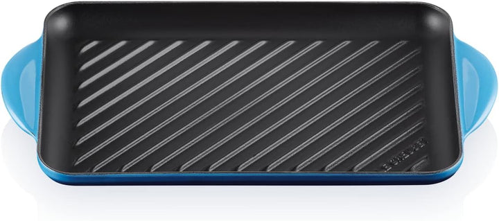 Le Creuset Rechteckige Grillplatte aus Gusseisen, 32 cm, Für alle Herdarten inkl. Induktion geeignet
