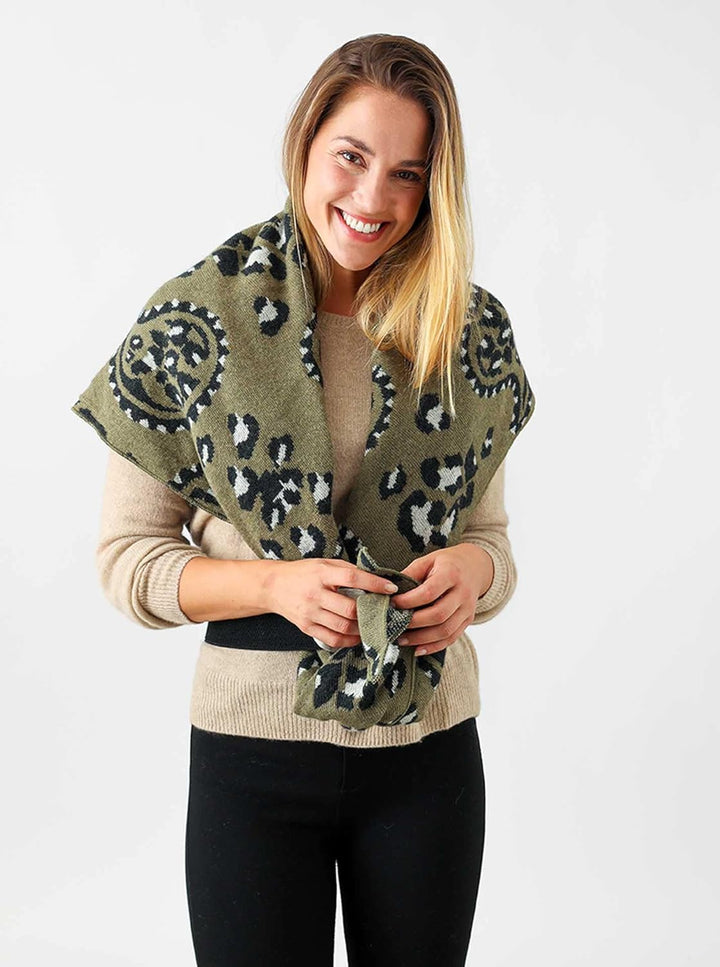 Zwillingsherz Dreieckstuch Stola Schal mit Kaschmir und Wolle für Damen Mädchen Jungen Kinder - Hoch