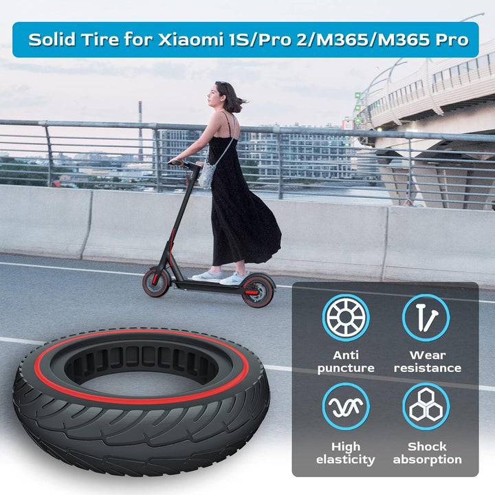 OUXI Xiaomi M365 Reifen, 8,5 Zoll Ersatzreifen Solid Reifen Für Mijia Mi Xiaomi M365/M365 Pro Elektr