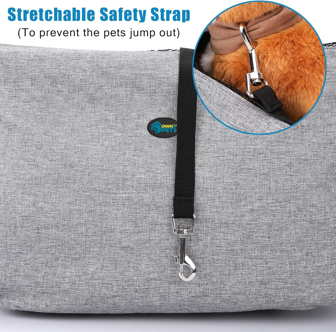 Ownpets Hundetragetasche, Hundetasche bis 11kg, Tragetuch Hund, Hundetasche mit verstellbarem Schult