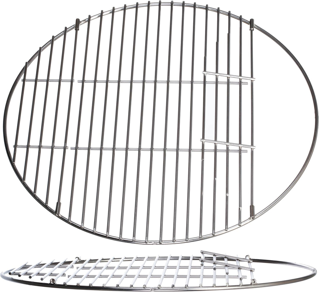 Edelstahl Grillrost - für Kugelgrill aller namhafter Marken Ø57 cm z.B. Weber - rostfrei von Brandss