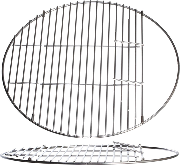 Edelstahl Grillrost - für Kugelgrill aller namhafter Marken Ø57 cm z.B. Weber - rostfrei von Brandss