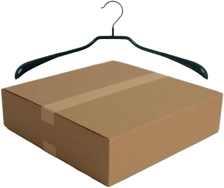 15 x Metall-Kleiderbügel 46 cm rutschhemmend beschichtet