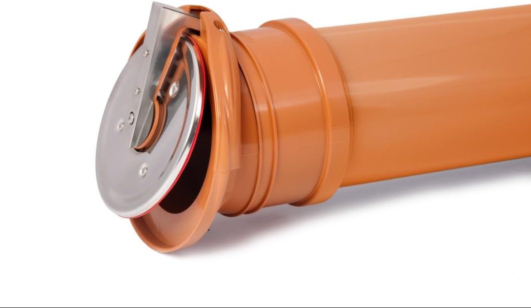 PVC-Kunststoff-Check Klappe selbst Aktivierung Ende Entwässerungs Rückstau 160mm