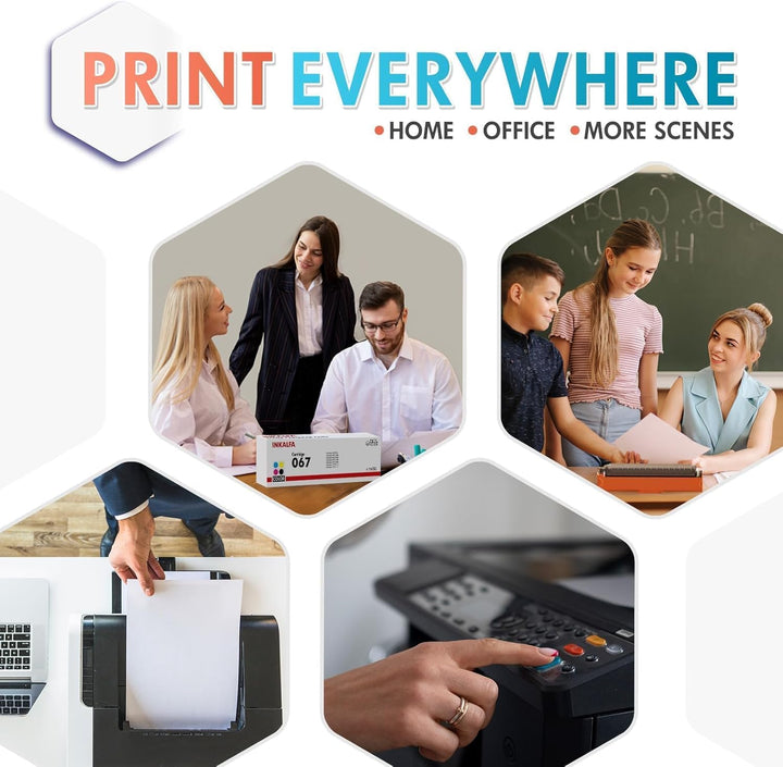 067 067H Toner Set Kompatible für Canon 067 067H für Canon i-SENSYS MF657Cdw MF655Cdw MF651Cw LBP633