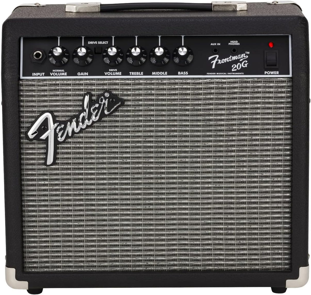 Fender Frontman 20G Combo Verstärker für Gitarre, Ideal für elektrische Gitarren, Single