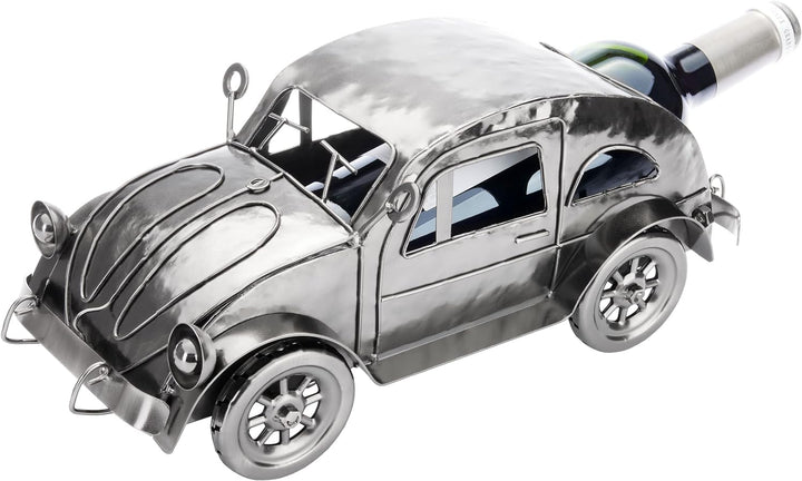 Brubaker Weinflaschenhalter Oldtimer - Metall Flaschenhalter Nostalgisches Auto - 32 cm Weinflaschen