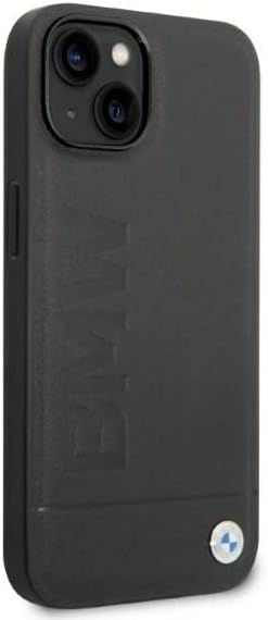 BMW Hülle für iPhone 14 6.1" schwarz Hardcase Signature Logo Aufdruck