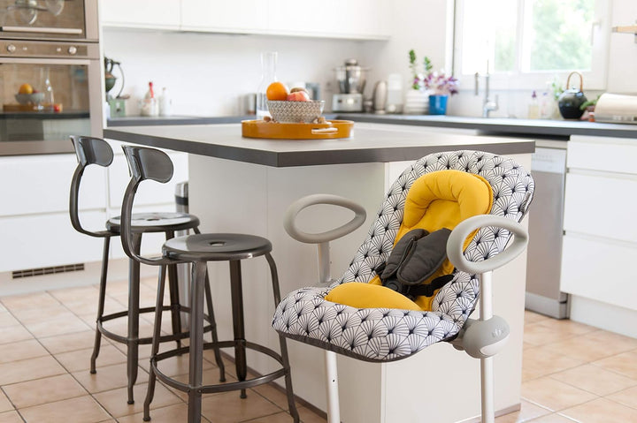 BÉABA, Up & Down III - Babywippe - Wippe für Babys und Kleinkinder - Höhenverstellbar - Schaukelfunk