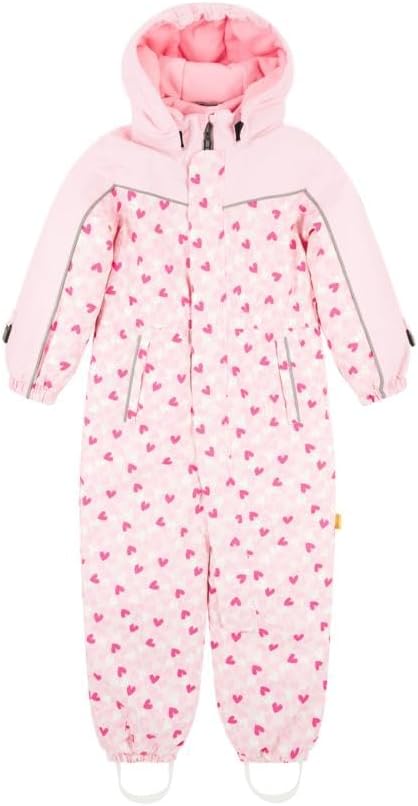 Steiff Mädchen Schneeanzug mit Kapuze Schneeanzug (1er Pack) 92 CHALK PINK, 92 CHALK PINK
