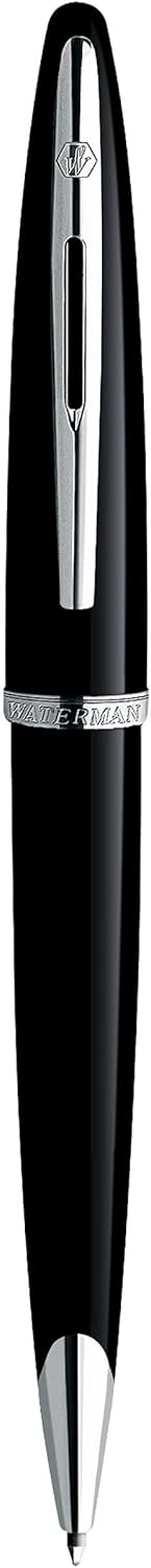 Waterman Carène Black Sea Kugelschreiber | hochglänzend Schwarz mit Palladiumzierteilen | mittlere S