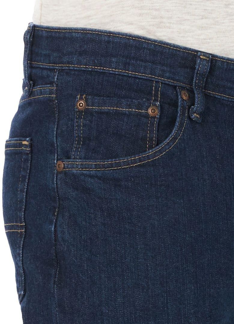 Wrangler Authentics Herren Big & Tall Classic Comfort-Waist Jeans 35W / 34L Dunkles Indigoblau, 35W