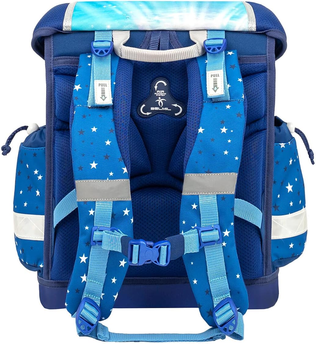 Belmil 403-13/AG/S Schulranzen Set 4 - teilig (Dolphins)