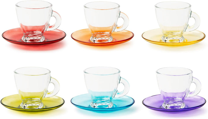 Excelsa Istanbul Kaffeetassen mit Untertasse, 6 Stück