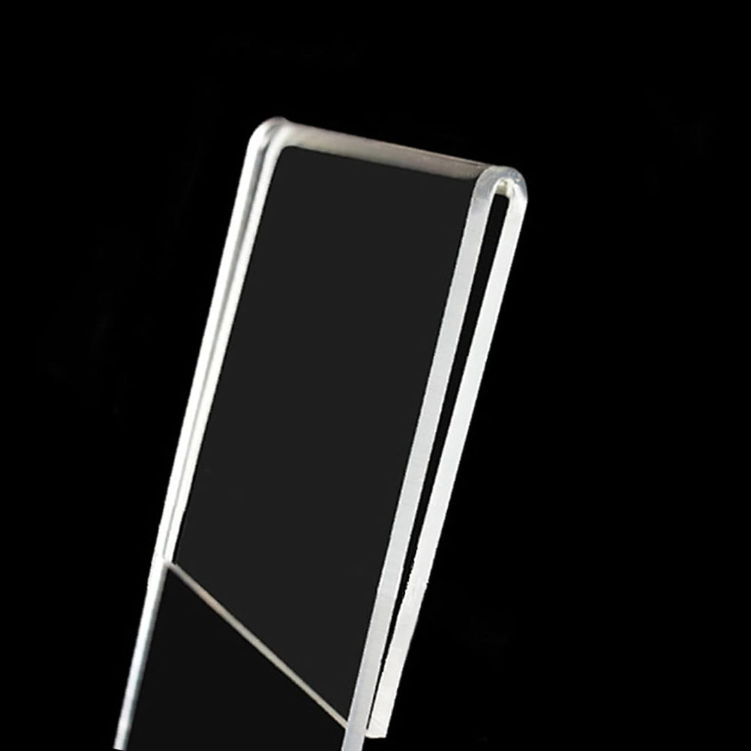 TUKA 10X A5 Quer Acryl Anzeige-Ständer Plakataufsteller, Tischaufsteller Schräg L-Ständer, Prospekts