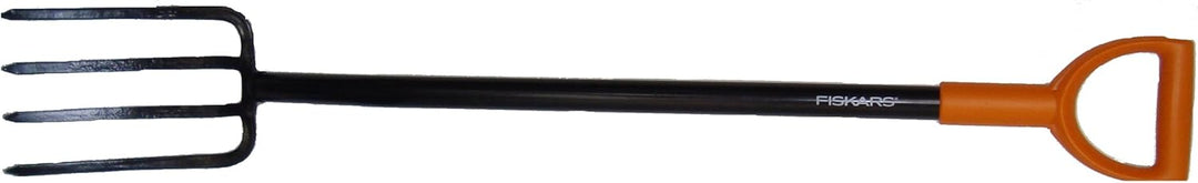 Fiskars 133410/1231255 Spatengabel, 4 Zinken, D-Griff, Länge: 118 cm