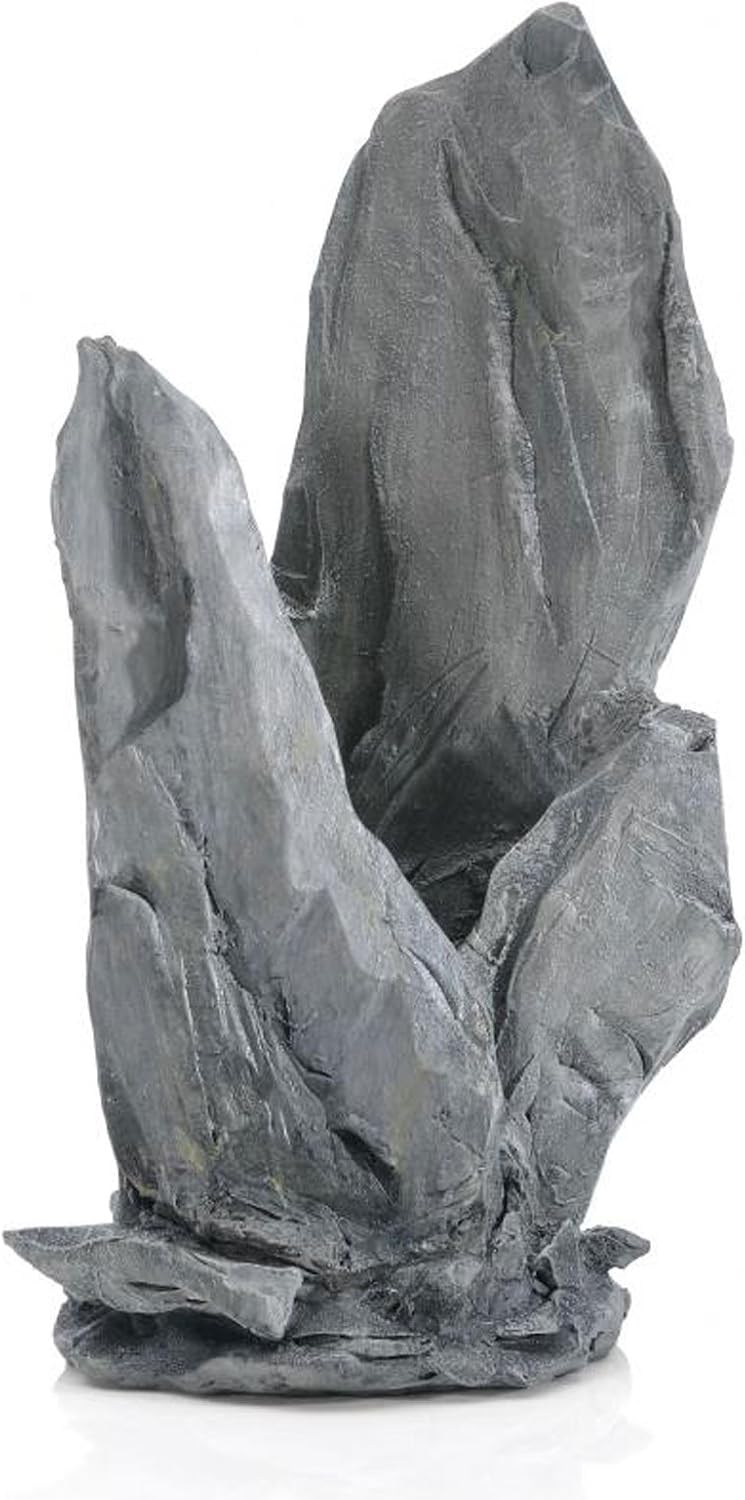biOrb 46126 Schiefer Ornament M, grau - Aquariendekoration in Form eines künstlichen Gesteins zur st