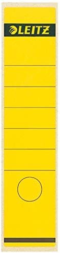 Leitz Rückenschild selbstklebend für Standard- und Hartpappe-Ordner, 100 Stück, 80 mm Rückenbreite,
