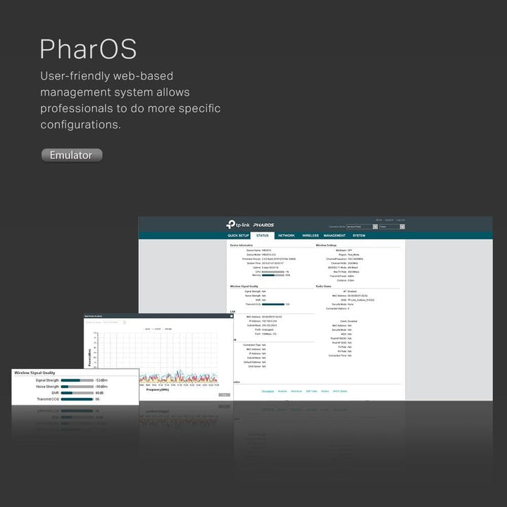 TP-Link Pharos Serie CPE710 Outdoor WLAN Access Point (für professionelle Anwender, 867 Mbit/s auf 5